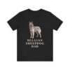 Belgian Sheepdog Dad Shirt, Vintage Dog Sketch Tee, Dog Dad Gift