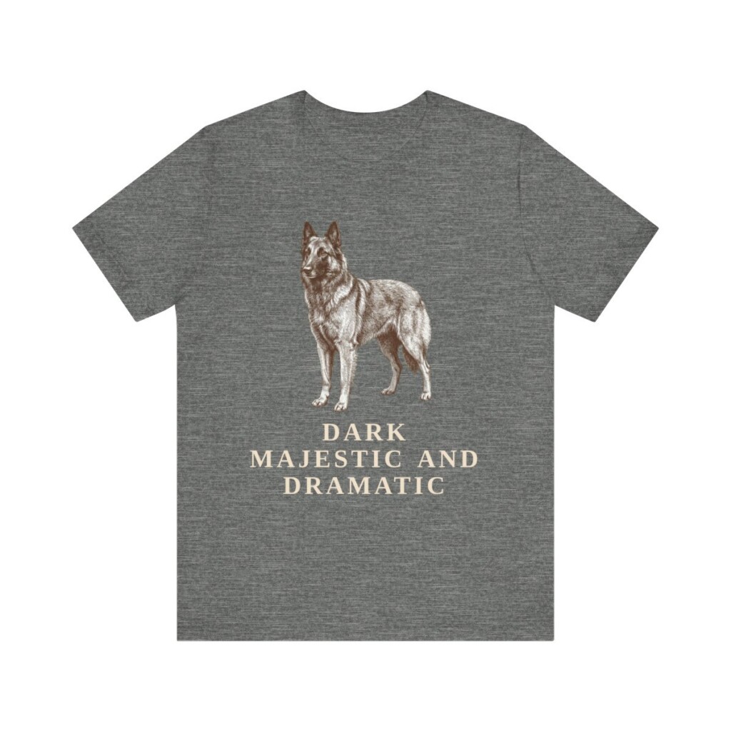Belgian Sheepdog Humor Shirt, Vintage Dog Sketch Tee, Dog Humor Gift