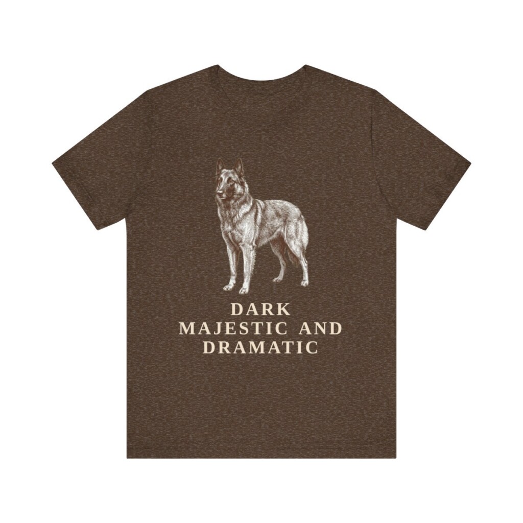 Belgian Sheepdog Humor Shirt, Vintage Dog Sketch Tee, Dog Humor Gift