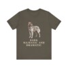 Belgian Sheepdog Humor Shirt, Vintage Dog Sketch Tee, Dog Humor Gift