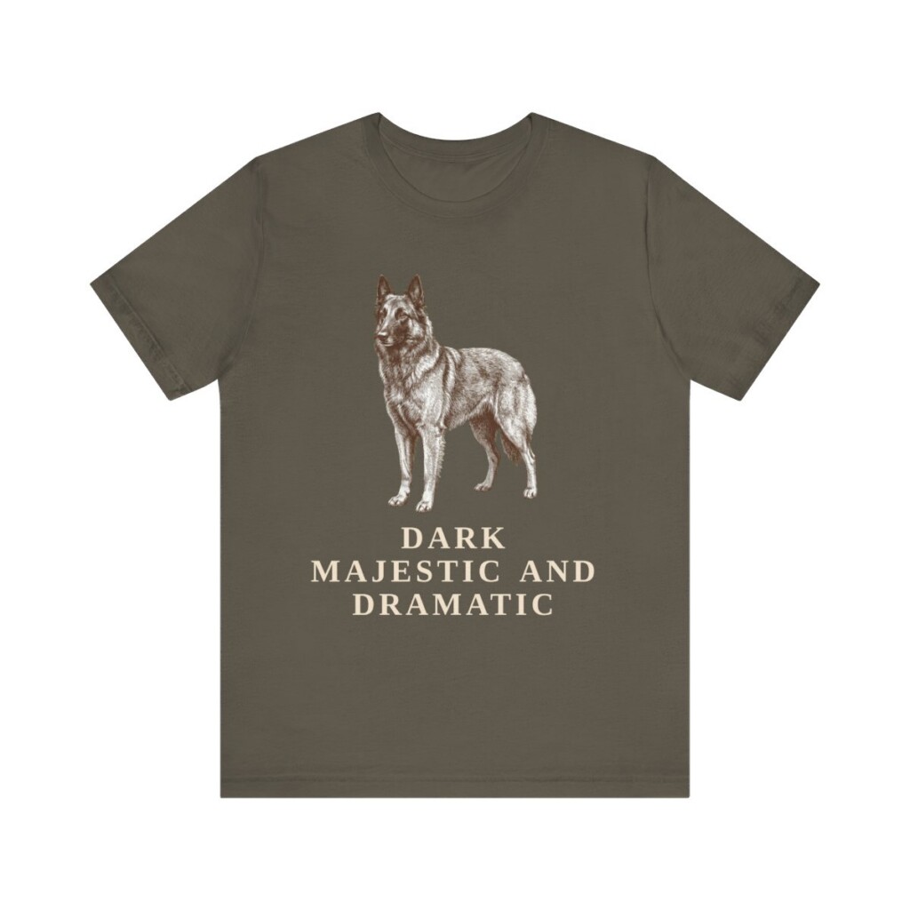 Belgian Sheepdog Humor Shirt, Vintage Dog Sketch Tee, Dog Humor Gift