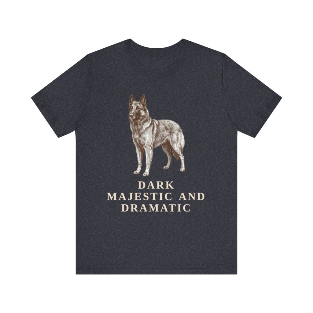 Belgian Sheepdog Humor Shirt, Vintage Dog Sketch Tee, Dog Humor Gift