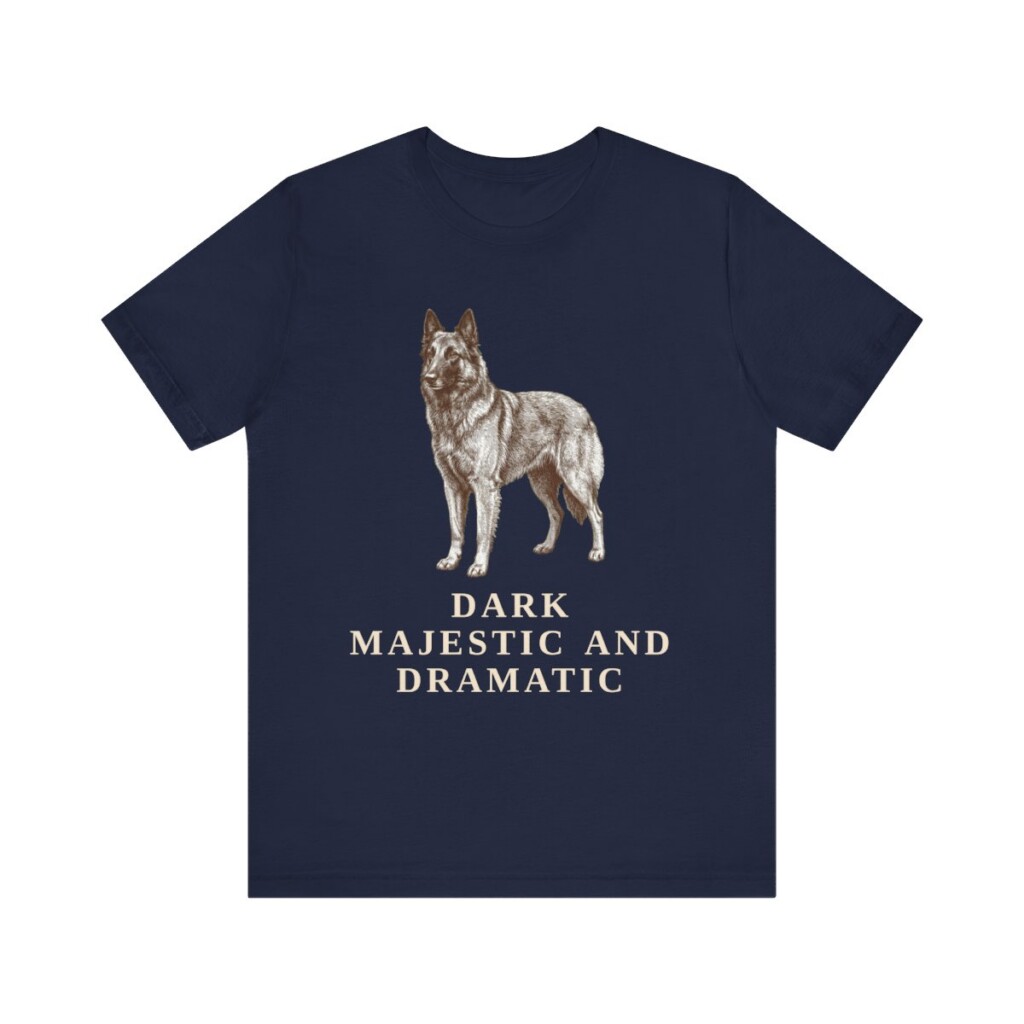 Belgian Sheepdog Humor Shirt, Vintage Dog Sketch Tee, Dog Humor Gift