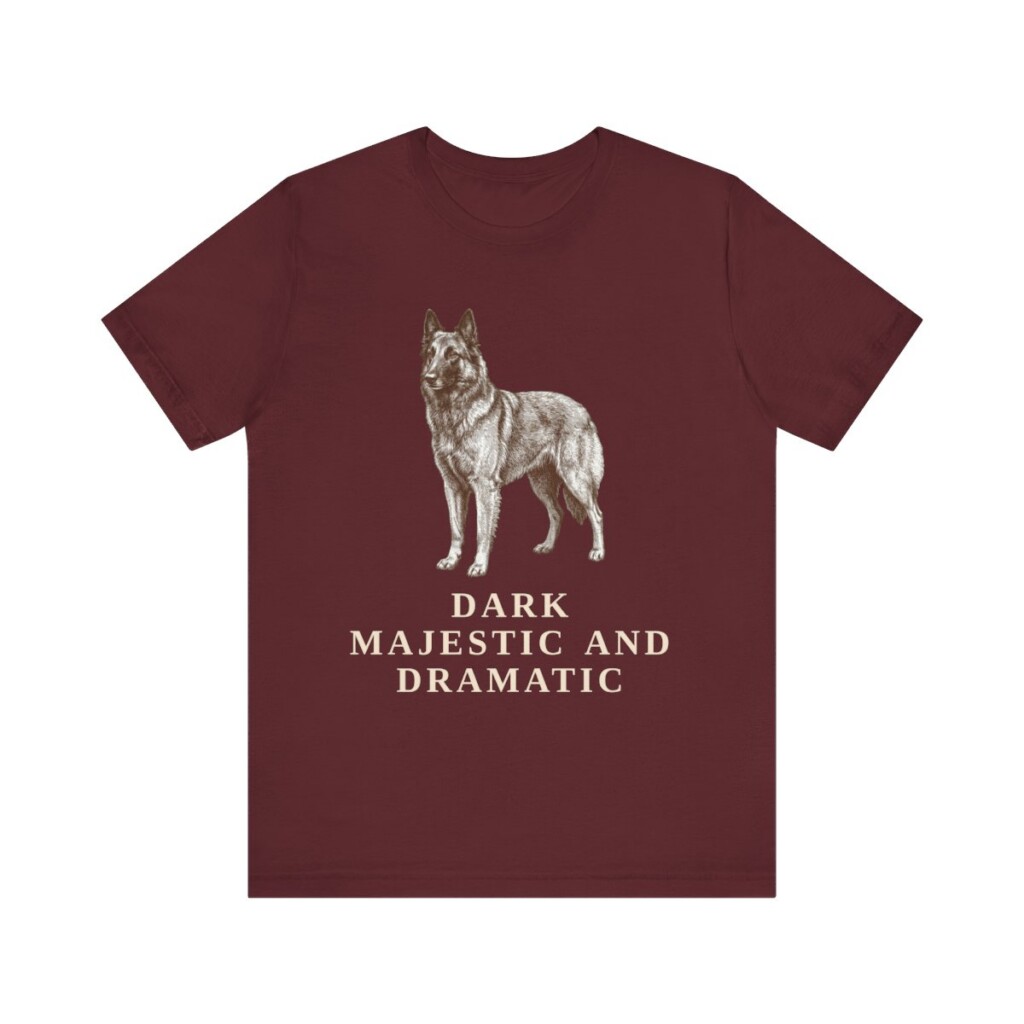 Belgian Sheepdog Humor Shirt, Vintage Dog Sketch Tee, Dog Humor Gift
