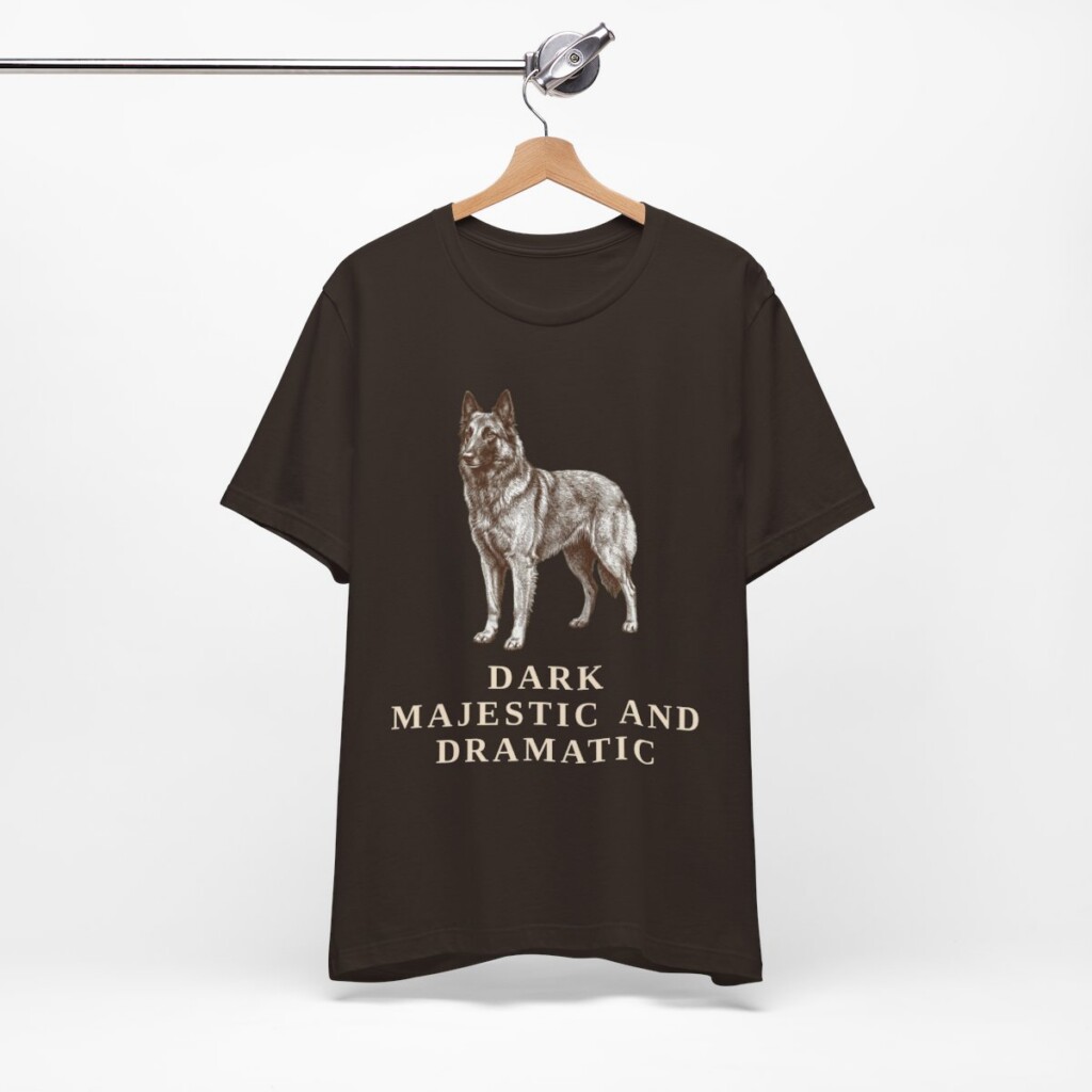 Belgian Sheepdog Humor Shirt, Vintage Dog Sketch Tee, Dog Humor Gift