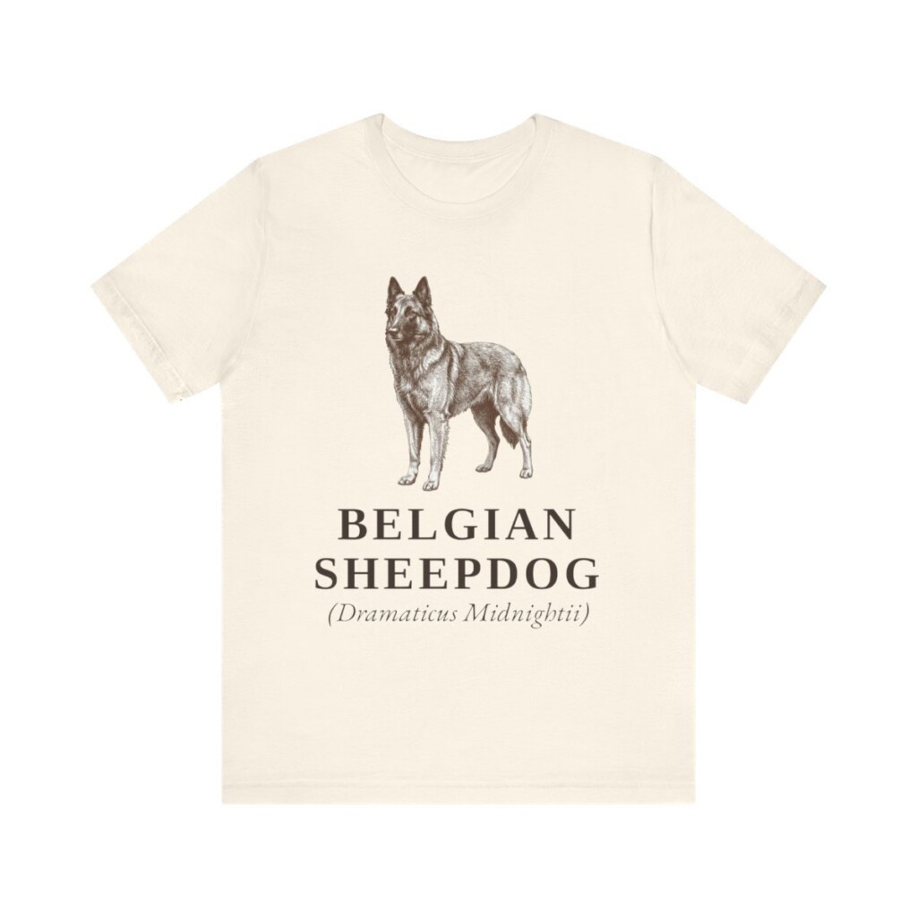Belgian Sheepdog Latin Shirt, Vintage Dog Sketch Tee, Dog Latin Gift Belgian Sheepdog Latin Shirt, Vintage Dog Sketch Tee, Dog Latin Gift