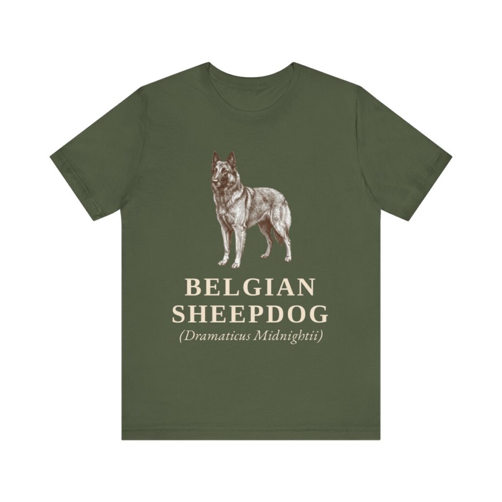 Belgian Sheepdog Latin Shirt, Vintage Dog Sketch Tee, Dog Latin Gift Belgian Sheepdog Latin Shirt, Vintage Dog Sketch Tee, Dog Latin Gift