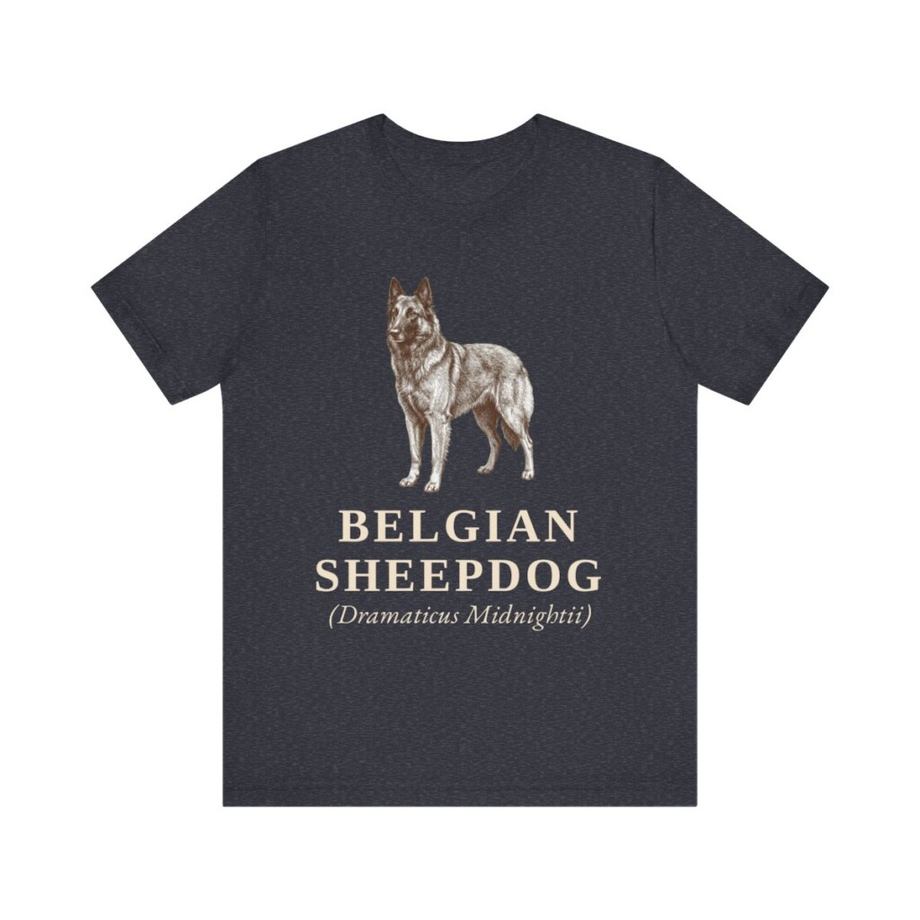 Belgian Sheepdog Latin Shirt, Vintage Dog Sketch Tee, Dog Latin Gift Belgian Sheepdog Latin Shirt, Vintage Dog Sketch Tee, Dog Latin Gift