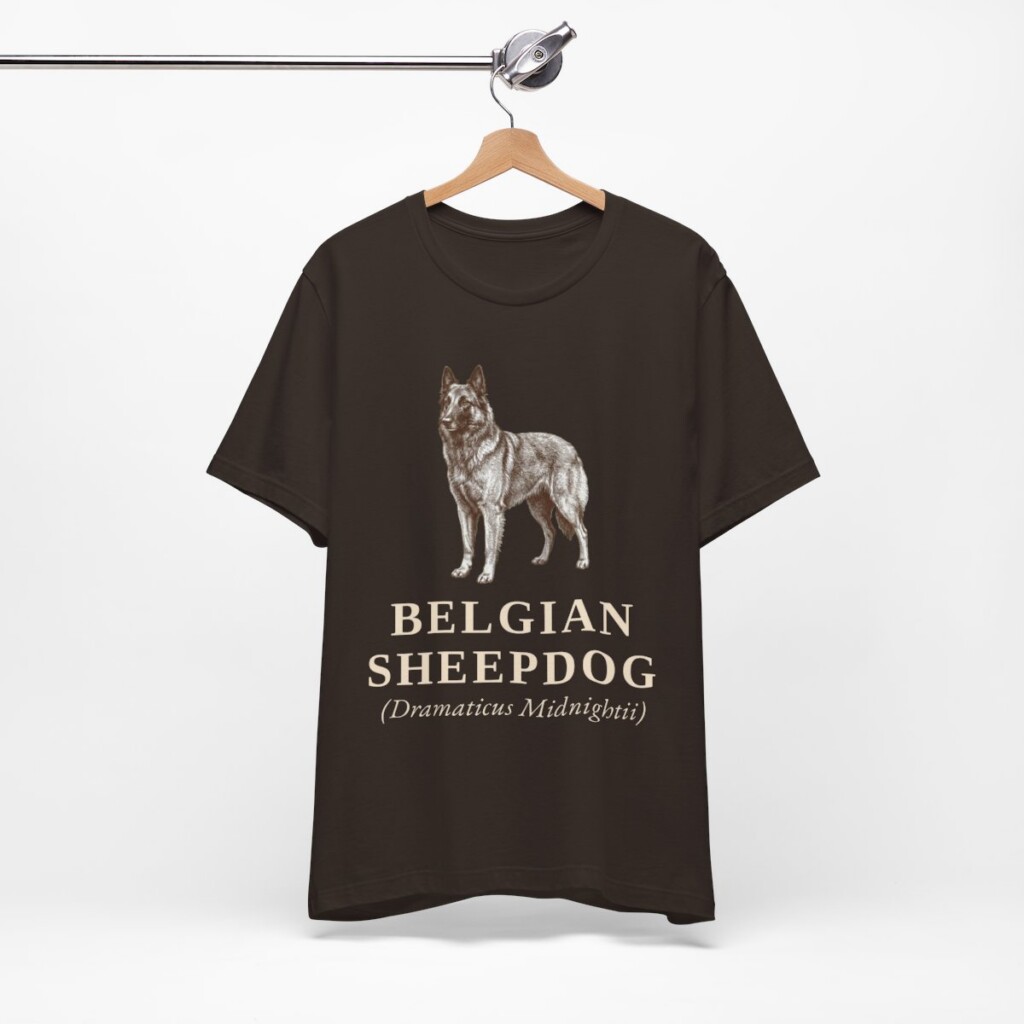 Belgian Sheepdog Latin Shirt, Vintage Dog Sketch Tee, Dog Latin Gift Belgian Sheepdog Latin Shirt, Vintage Dog Sketch Tee, Dog Latin Gift