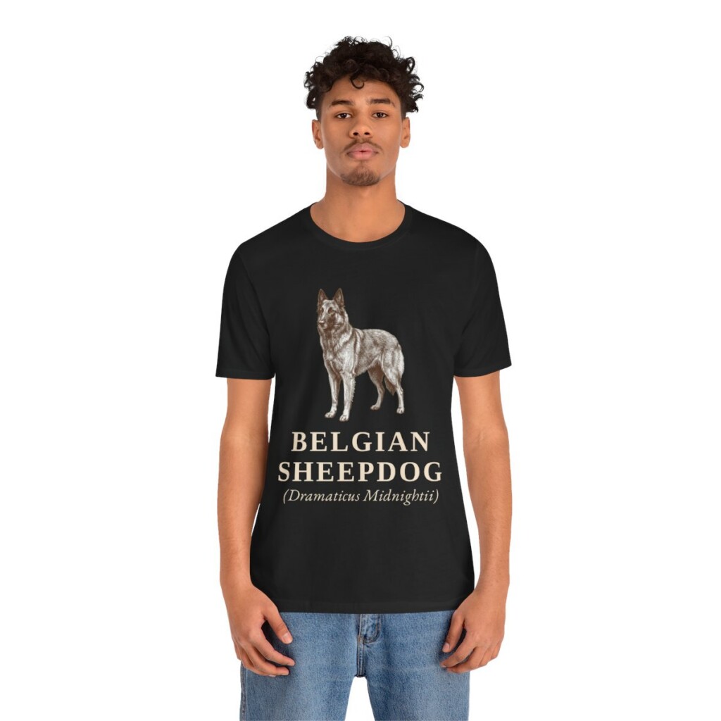 Belgian Sheepdog Latin Shirt, Vintage Dog Sketch Tee, Dog Latin Gift Belgian Sheepdog Latin Shirt, Vintage Dog Sketch Tee, Dog Latin Gift