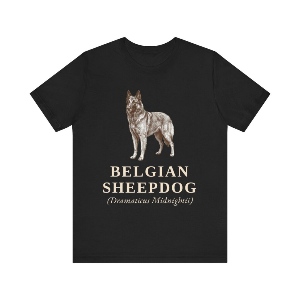 Belgian Sheepdog Latin Shirt, Vintage Dog Sketch Tee, Dog Latin Gift Belgian Sheepdog Latin Shirt, Vintage Dog Sketch Tee, Dog Latin Gift