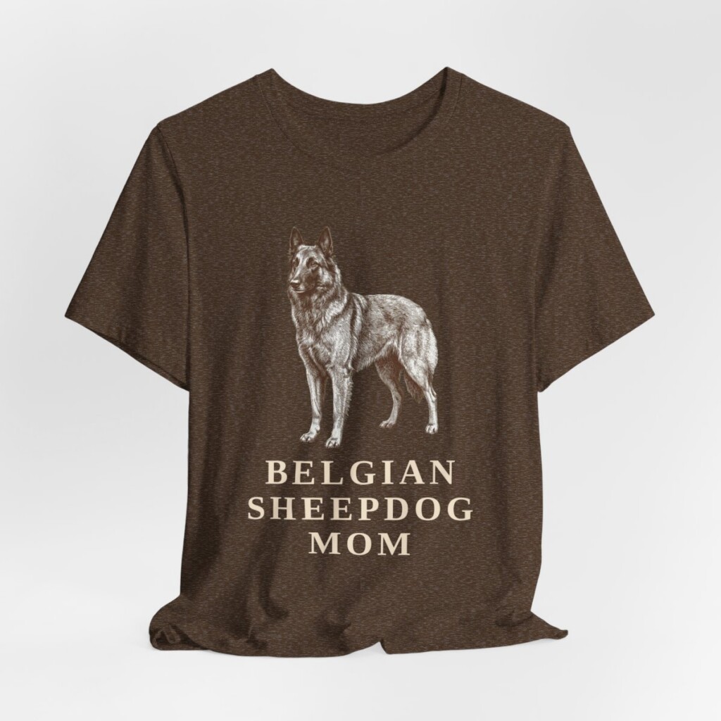 Belgian Sheepdog Mom Shirt, Vintage Dog Sketch Tee, Dog Mom Gift Belgian Sheepdog Mom Shirt, Vintage Dog Sketch Tee, Dog Mom Gift