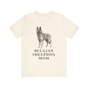 Belgian Sheepdog Mom Shirt, Vintage Dog Sketch Tee, Dog Mom Gift