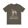 Belgian Sheepdog Shirt, Vintage Dog Sketch Tee, Dog Lover Gift