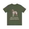 Belgian Sheepdog Shirt, Vintage Dog Sketch Tee, Dog Lover Gift