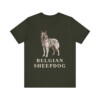 Belgian Sheepdog Shirt, Vintage Dog Sketch Tee, Dog Lover Gift