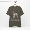 Belgian Sheepdog Shirt, Vintage Dog Sketch Tee, Dog Lover Gift