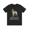 Belgian Sheepdog Shirt, Vintage Dog Sketch Tee, Dog Lover Gift
