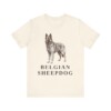Belgian Sheepdog Shirt, Vintage Dog Sketch Tee, Dog Lover Gift