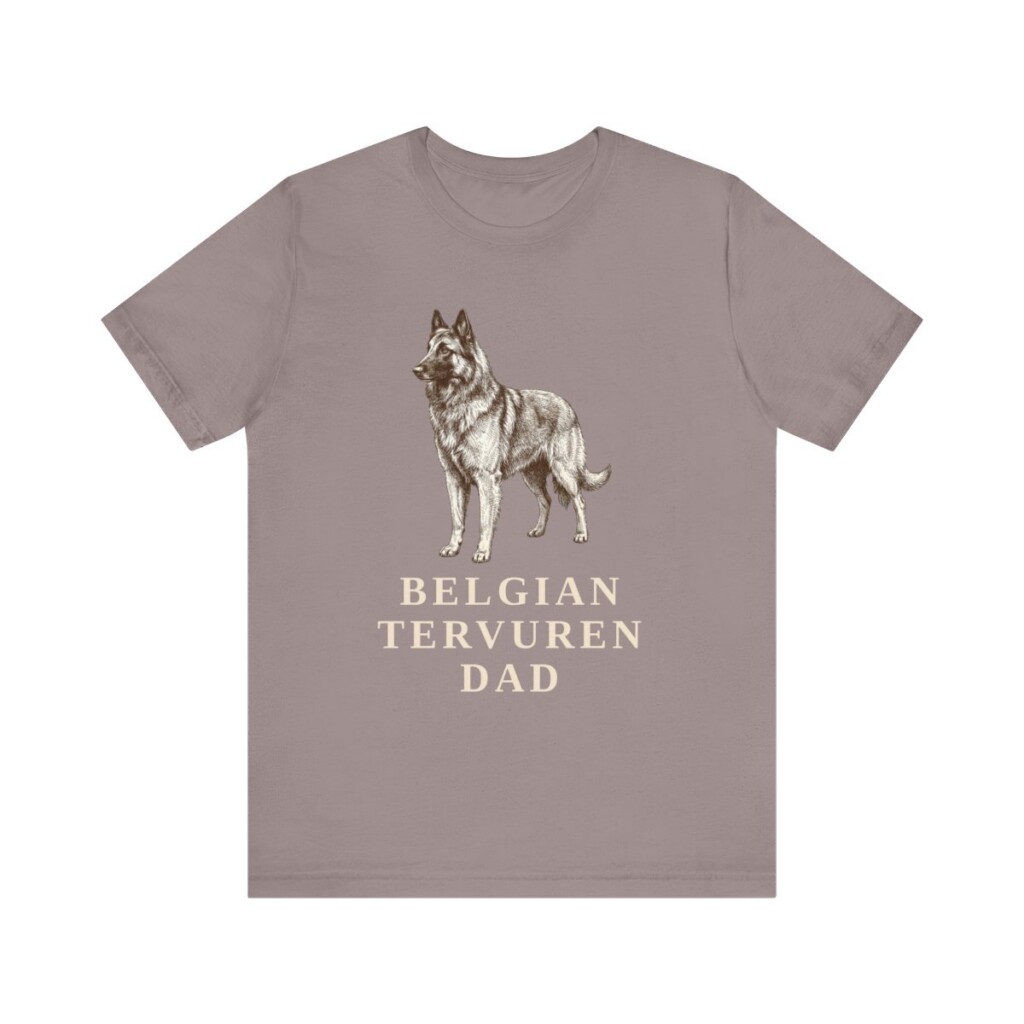 Belgian Tervuren Dad Shirt, Vintage Dog Sketch Tee, Dog Dad Gift Belgian Tervuren Dad Shirt, Vintage Dog Sketch Tee, Dog Dad Gift