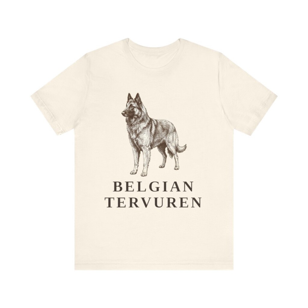 Belgian Tervuren Shirt, Vintage Dog Sketch Tee, Dog Lover Gift Belgian Tervuren Shirt, Vintage Dog Sketch Tee, Dog Lover Gift