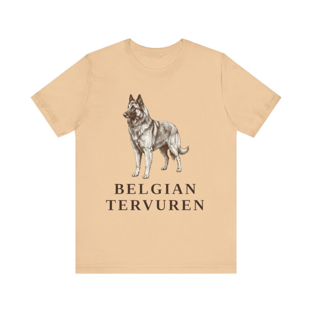 Belgian Tervuren Shirt, Vintage Dog Sketch Tee, Dog Lover Gift Belgian Tervuren Shirt, Vintage Dog Sketch Tee, Dog Lover Gift