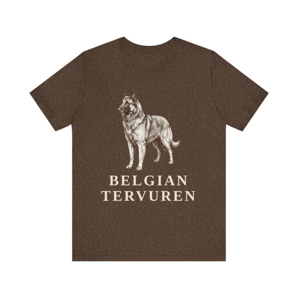 Belgian Tervuren Shirt, Vintage Dog Sketch Tee, Dog Lover Gift Belgian Tervuren Shirt, Vintage Dog Sketch Tee, Dog Lover Gift