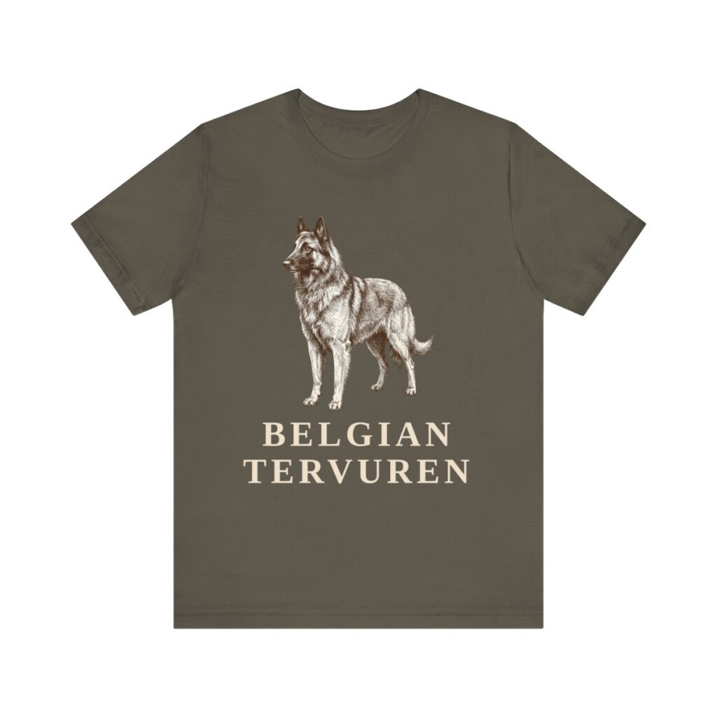 Belgian Tervuren Shirt, Vintage Dog Sketch Tee, Dog Lover Gift Belgian Tervuren Shirt, Vintage Dog Sketch Tee, Dog Lover Gift
