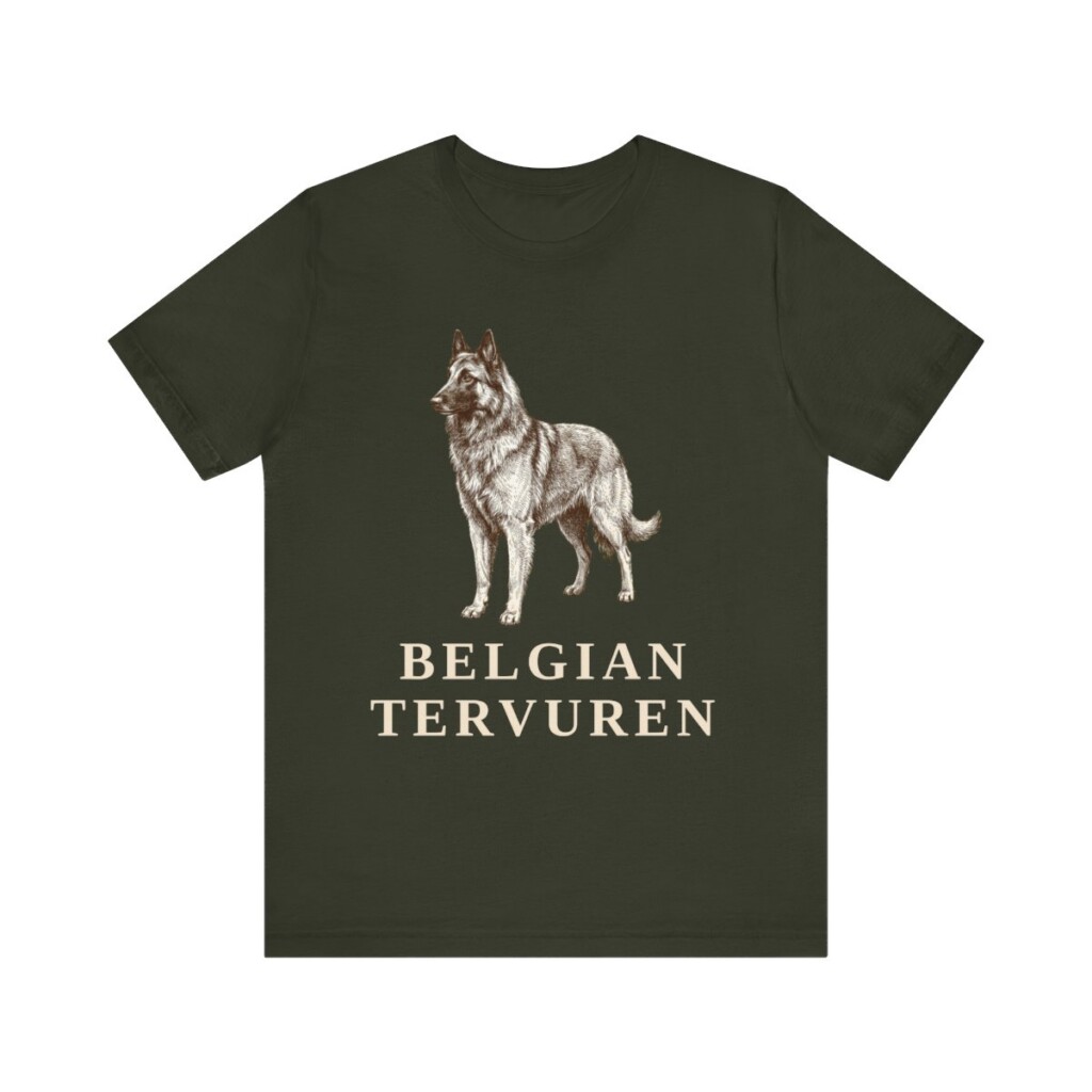 Belgian Tervuren Shirt, Vintage Dog Sketch Tee, Dog Lover Gift Belgian Tervuren Shirt, Vintage Dog Sketch Tee, Dog Lover Gift
