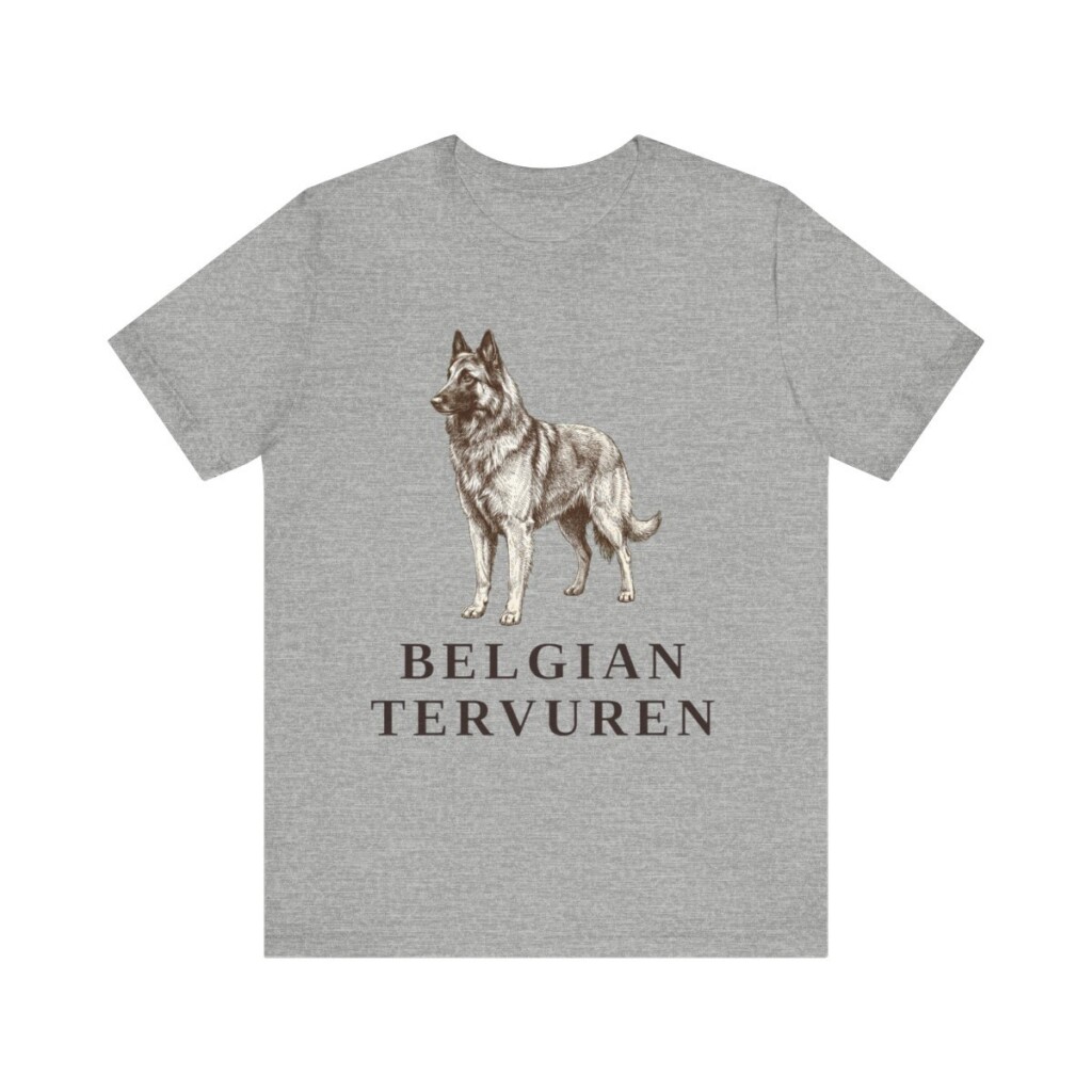 Belgian Tervuren Shirt, Vintage Dog Sketch Tee, Dog Lover Gift Belgian Tervuren Shirt, Vintage Dog Sketch Tee, Dog Lover Gift