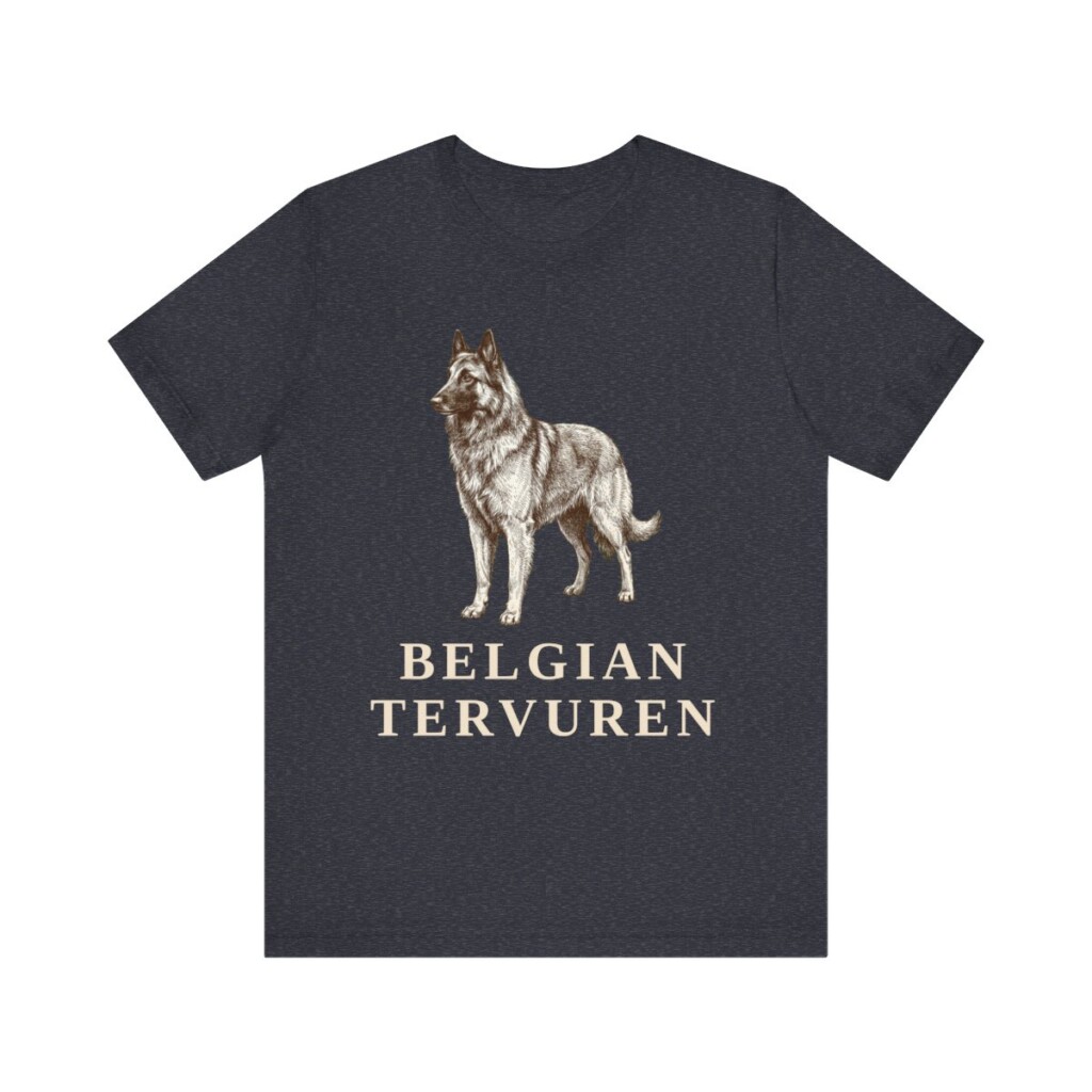 Belgian Tervuren Shirt, Vintage Dog Sketch Tee, Dog Lover Gift Belgian Tervuren Shirt, Vintage Dog Sketch Tee, Dog Lover Gift