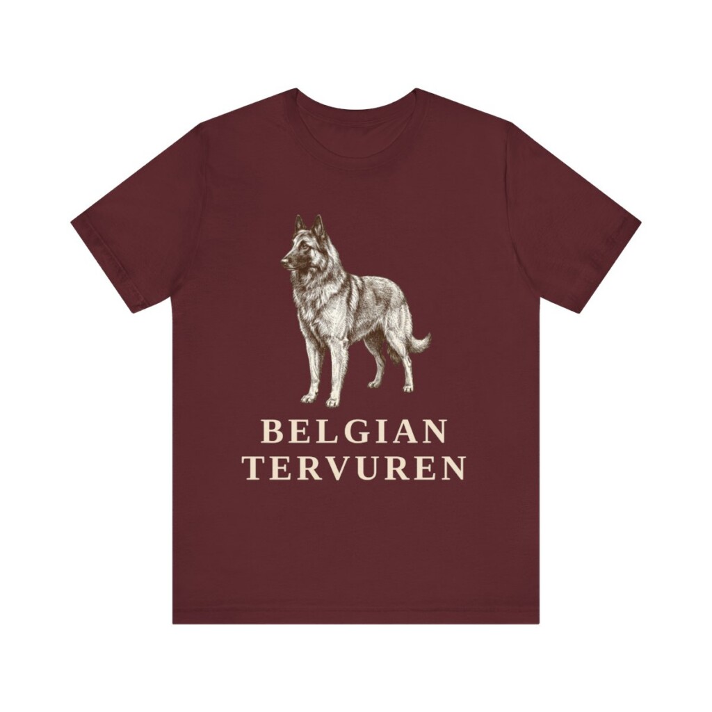 Belgian Tervuren Shirt, Vintage Dog Sketch Tee, Dog Lover Gift Belgian Tervuren Shirt, Vintage Dog Sketch Tee, Dog Lover Gift