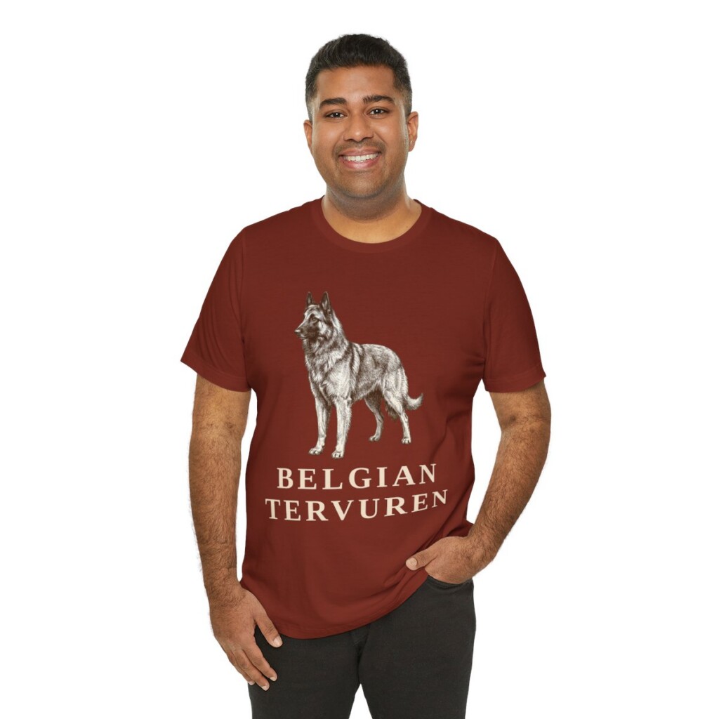 Belgian Tervuren Shirt, Vintage Dog Sketch Tee, Dog Lover Gift Belgian Tervuren Shirt, Vintage Dog Sketch Tee, Dog Lover Gift