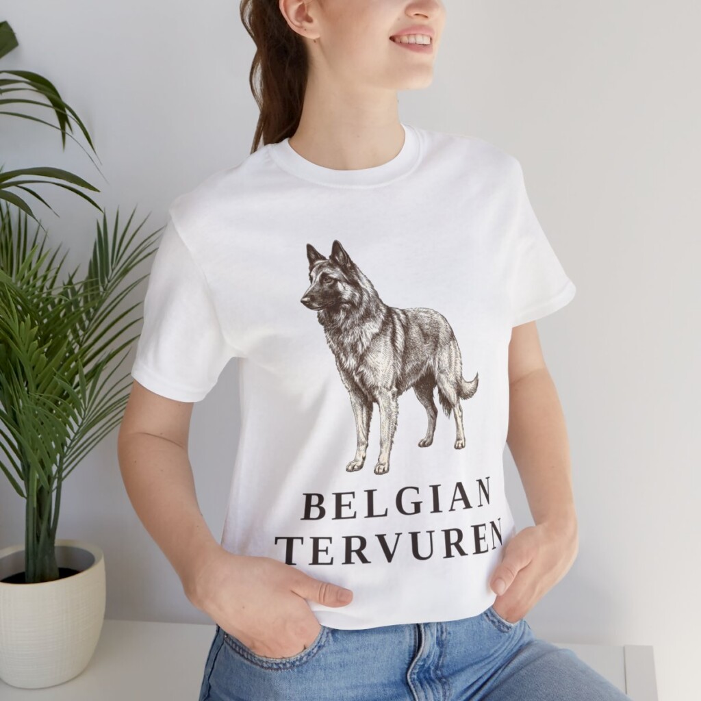 Belgian Tervuren Shirt, Vintage Dog Sketch Tee, Dog Lover Gift Belgian Tervuren Shirt, Vintage Dog Sketch Tee, Dog Lover Gift