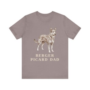 Berger Picard Dad Shirt, Vintage Dog Sketch Tee, Dog Dad Gift