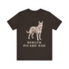Berger Picard Dad Shirt, Vintage Dog Sketch Tee, Dog Dad Gift Berger Picard Dad Shirt, Vintage Dog Sketch Tee, Dog Dad Gift