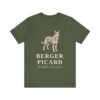 Berger Picard Latin Shirt, Vintage Dog Sketch Tee, Dog Latin Gift