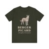 Berger Picard Latin Shirt, Vintage Dog Sketch Tee, Dog Latin Gift