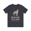 Berger Picard Latin Shirt, Vintage Dog Sketch Tee, Dog Latin Gift