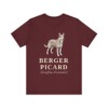 Berger Picard Latin Shirt, Vintage Dog Sketch Tee, Dog Latin Gift