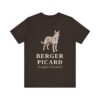 Berger Picard Latin Shirt, Vintage Dog Sketch Tee, Dog Latin Gift