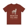 Berger Picard Latin Shirt, Vintage Dog Sketch Tee, Dog Latin Gift