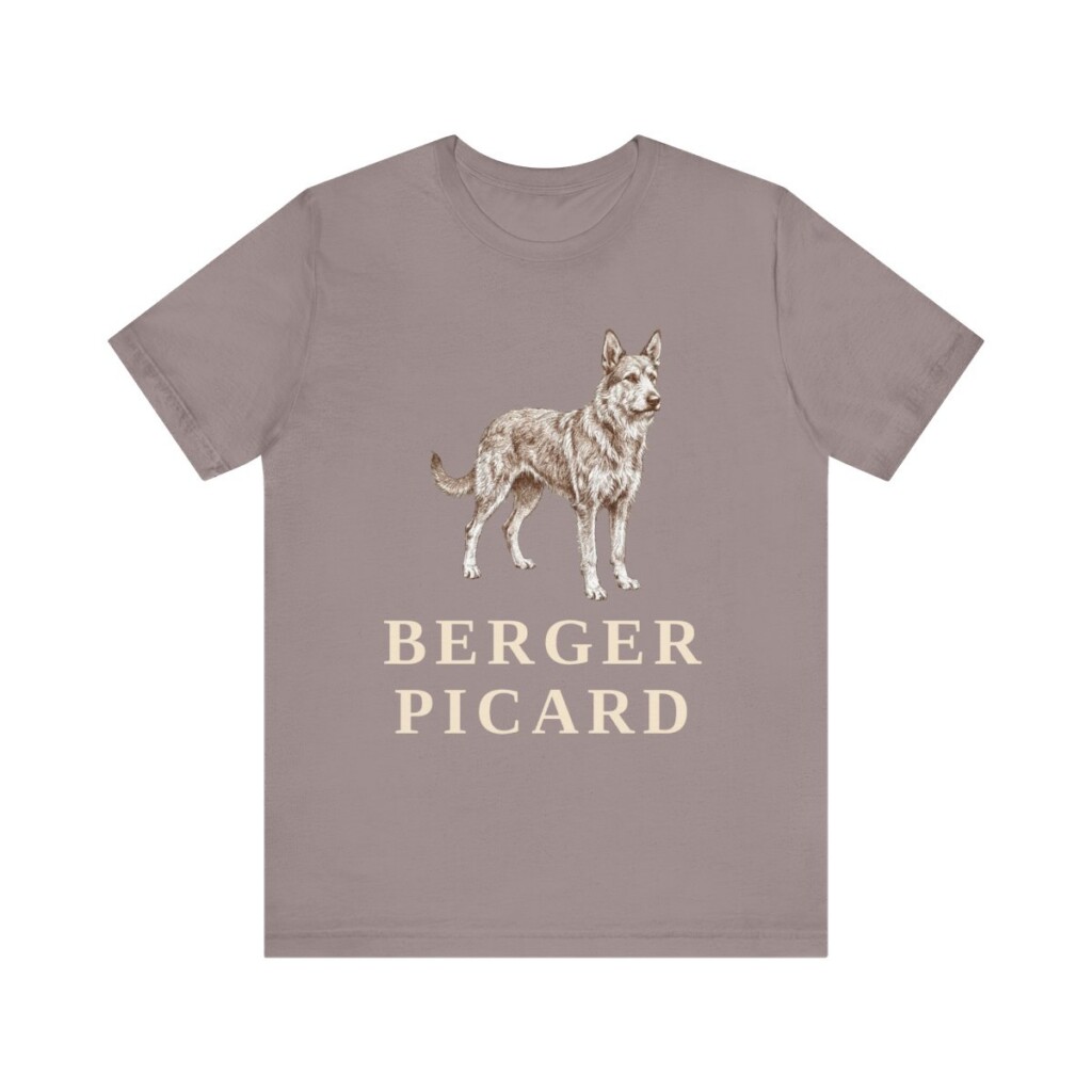 Berger Picard Shirt, Vintage Dog Sketch Tee, Dog Lover Gift Berger Picard Shirt, Vintage Dog Sketch Tee, Dog Lover Gift
