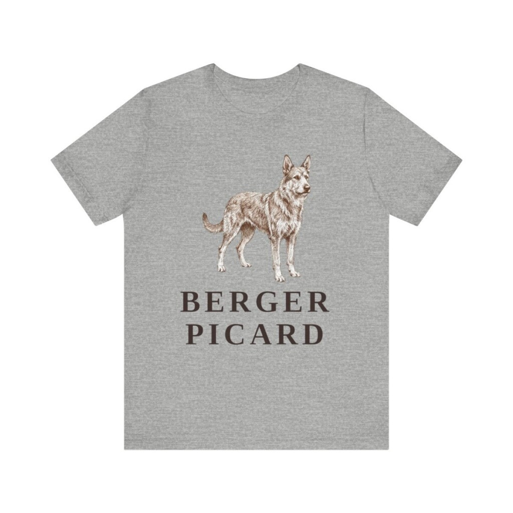 Berger Picard Shirt, Vintage Dog Sketch Tee, Dog Lover Gift Berger Picard Shirt, Vintage Dog Sketch Tee, Dog Lover Gift