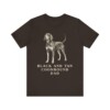 Black and Tan Coonhound Dad Shirt, Vintage Dog Sketch Tee, Dog Dad Gift
