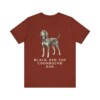 Black and Tan Coonhound Dad Shirt, Vintage Dog Sketch Tee, Dog Dad Gift