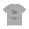 Black and Tan Coonhound Dad Shirt, Vintage Dog Sketch Tee, Dog Dad Gift