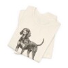 Black and Tan Coonhound Dad Shirt, Vintage Dog Sketch Tee, Dog Dad Gift
