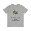 Black and Tan Coonhound Shirt, Vintage Dog Sketch Tee, Dog Lover Gift