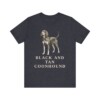 Black and Tan Coonhound Shirt, Vintage Dog Sketch Tee, Dog Lover Gift
